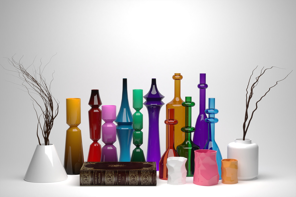 colorfull decorative set in Objects - product preview 8