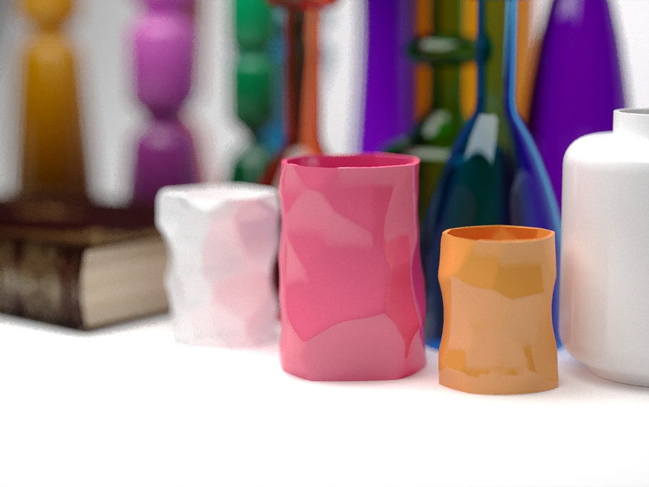 colorfull decorative set in Objects - product preview 2