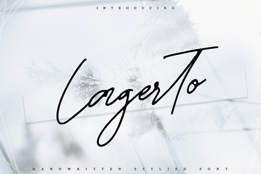 Lagerto | Sale 90% OFF in Script Fonts - product preview 8