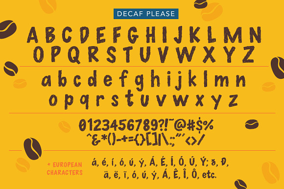 Decaf Please Font in Display Fonts - product preview 5
