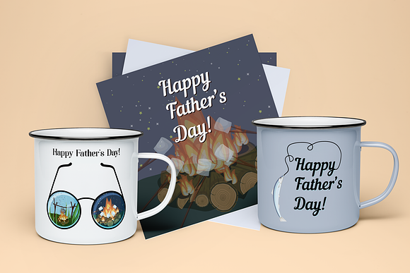 Father's Day greeting cards in Card Templates - product preview 2