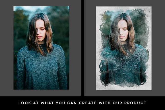 Simple Watercolor Photoshop FX in Add-Ons - product preview 1