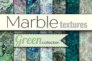 20 marble textures. Green collection