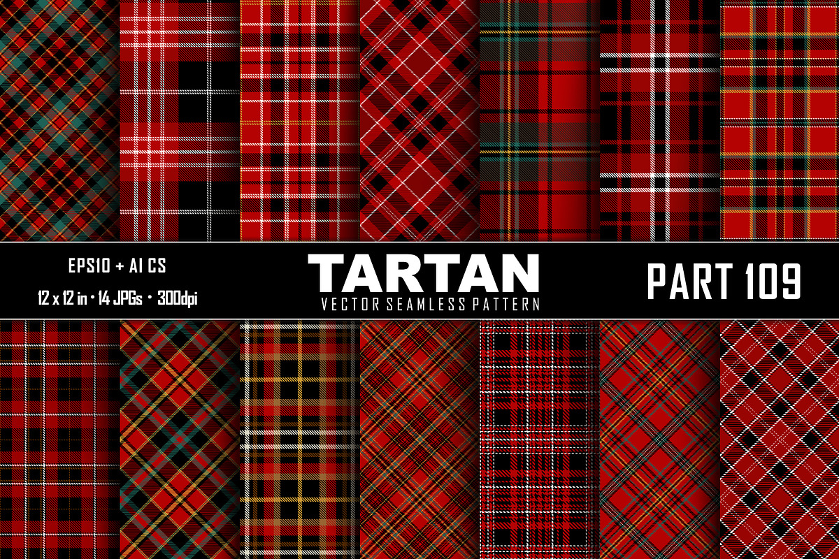 Seamless Tartan Pattern. Part–109 in Patterns - product preview 8