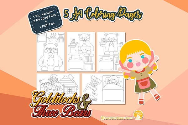 Goldilocks Coloring Pages