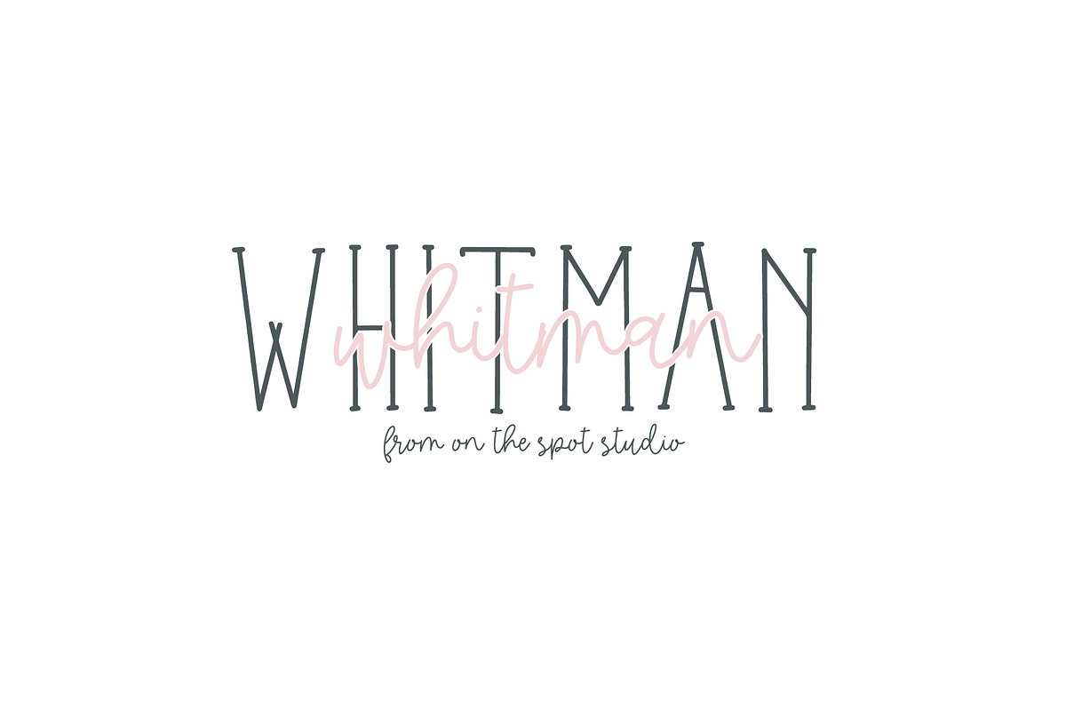 Whitman in Display Fonts - product preview 8