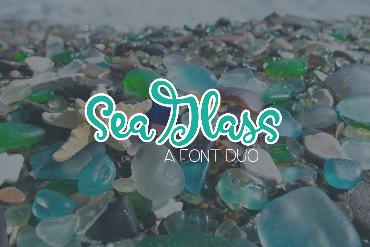 SeaGlass Font Duo in Script Fonts - product preview 8