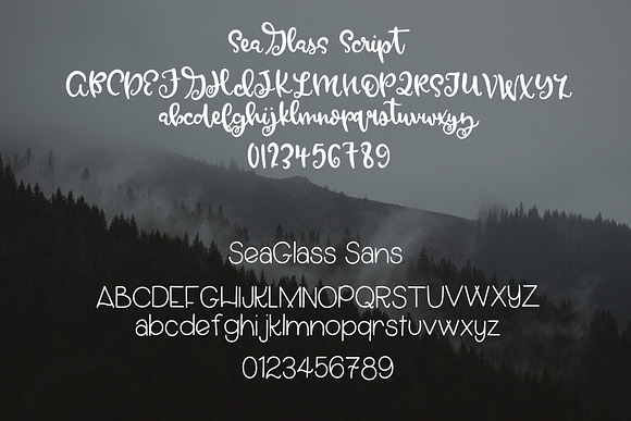 SeaGlass Font Duo in Script Fonts - product preview 4