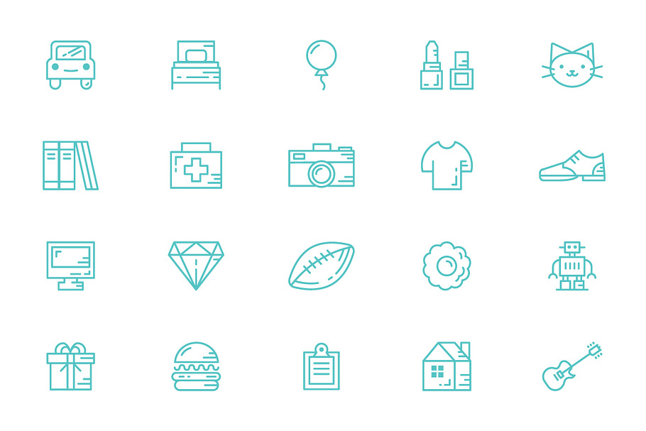 20 Product Line Icons