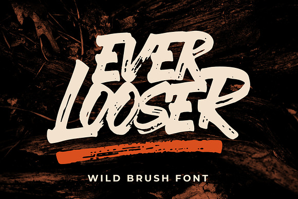 Ever Looser - Wild Brush Font in Blackletter Fonts - product preview 18