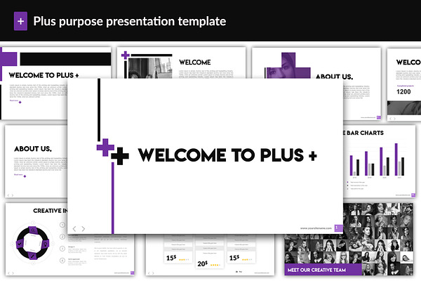 Plus+ Simple Powerpoint Presentation