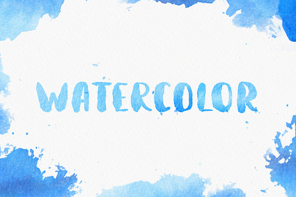 Aquatype. Display Watercolor font. in Display Fonts - product preview 5
