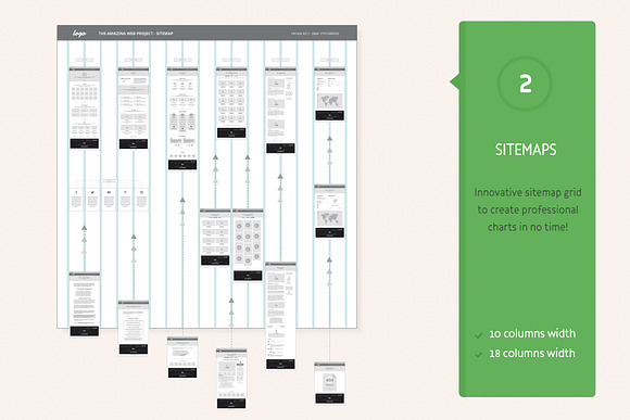 Wireframe and Sitemap Creator in Wireframe Kits - product preview 2
