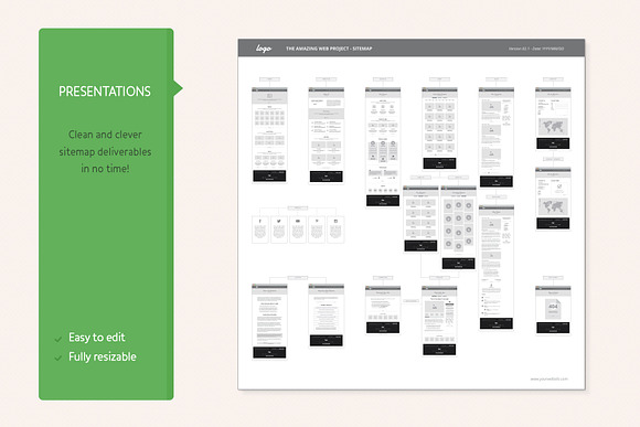 Wireframe and Sitemap Creator in Wireframe Kits - product preview 4