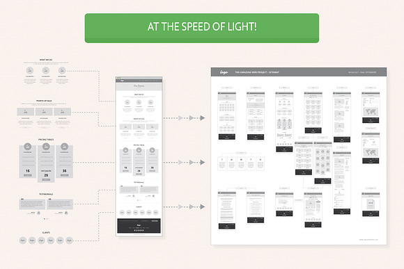 Wireframe and Sitemap Creator in Wireframe Kits - product preview 5