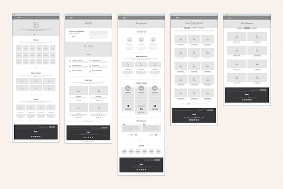 Wireframe and Sitemap Creator in Wireframe Kits - product preview 6