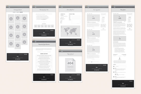 Wireframe and Sitemap Creator in Wireframe Kits - product preview 7