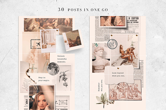 Beige Instagram Puzzle in Instagram Templates - product preview 1