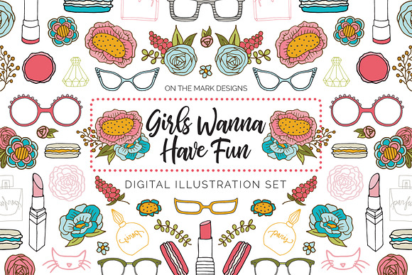 Girls Wanna Have Fun Illustrations in Illustrations - product preview 5