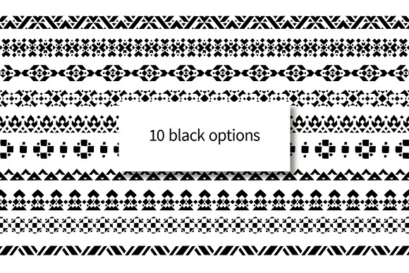 Tribal Pattern Brush #06 in Photoshop Brushes - product preview 2