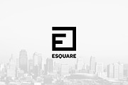 Letter E Square Logo