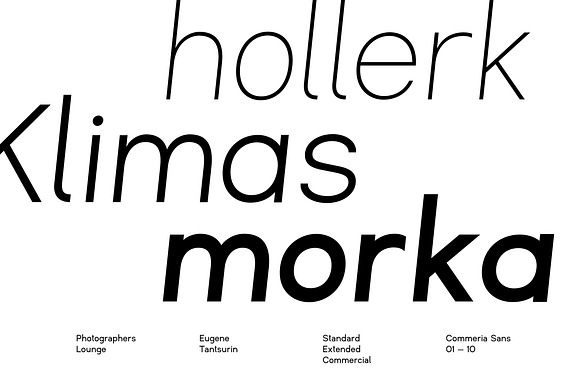 Commeria — Grotesk Sans Serif Family in Sans-Serif Fonts - product preview 4