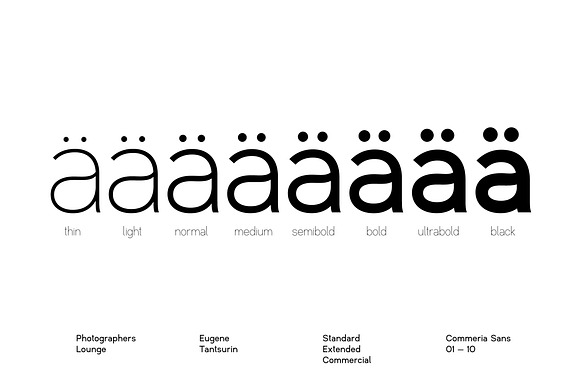 Commeria — Grotesk Sans Serif Family in Sans-Serif Fonts - product preview 8