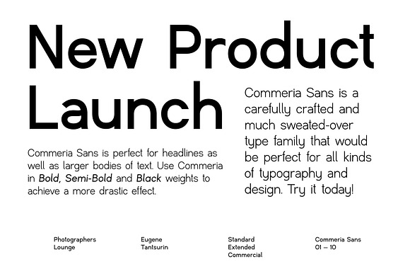 Commeria — Grotesk Sans Serif Family in Sans-Serif Fonts - product preview 9