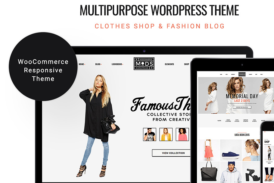 MODS - Shop & Fashion Blog WP Theme in WordPress Commerce Themes - product preview 8