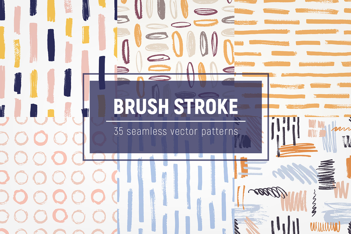 Brush stroke seamless in Patterns - product preview 8