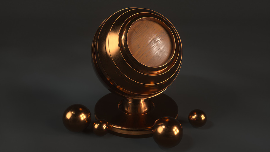 15 Bronze Shaders for C4D Octane in Man-Made - product preview 1