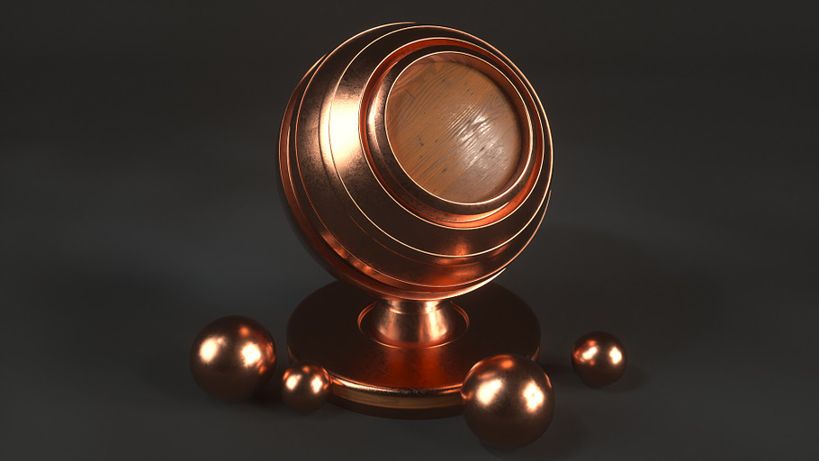 15 Bronze Shaders for C4D Octane in Man-Made - product preview 2