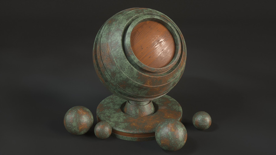 15 Bronze Shaders for C4D Octane in Man-Made - product preview 5