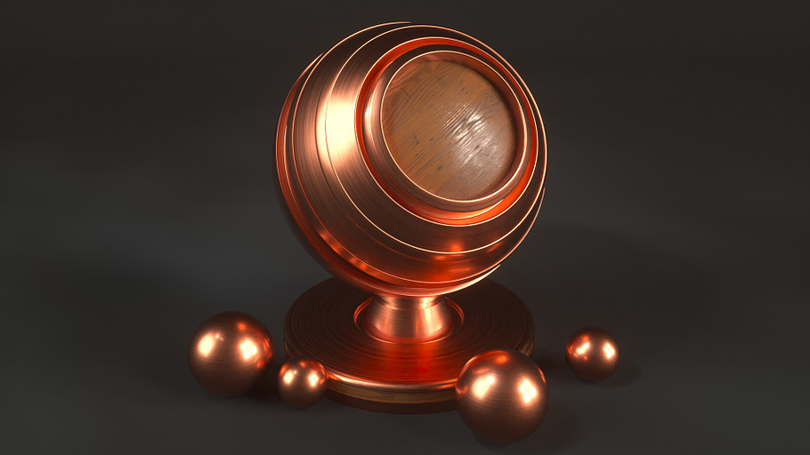 15 Bronze Shaders for C4D Octane in Man-Made - product preview 9