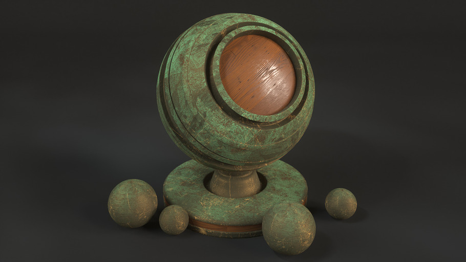 15 Bronze Shaders for C4D Octane in Man-Made - product preview 10
