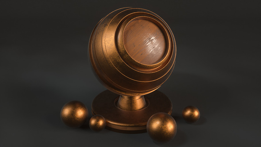 15 Bronze Shaders for C4D Octane in Man-Made - product preview 12