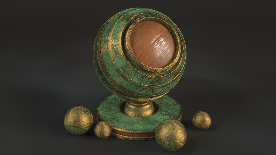 15 Bronze Shaders for C4D Octane in Man-Made - product preview 13