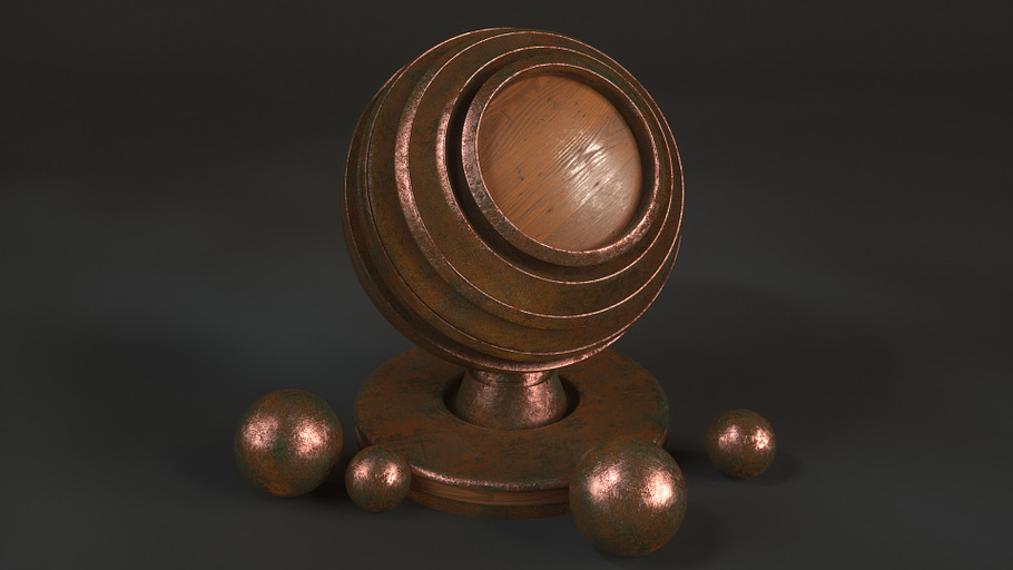 15 Bronze Shaders for C4D Octane in Man-Made - product preview 15
