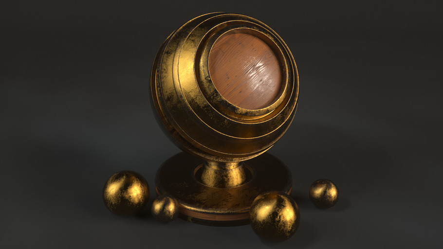 15 Bronze Shaders for C4D Octane in Man-Made - product preview 16