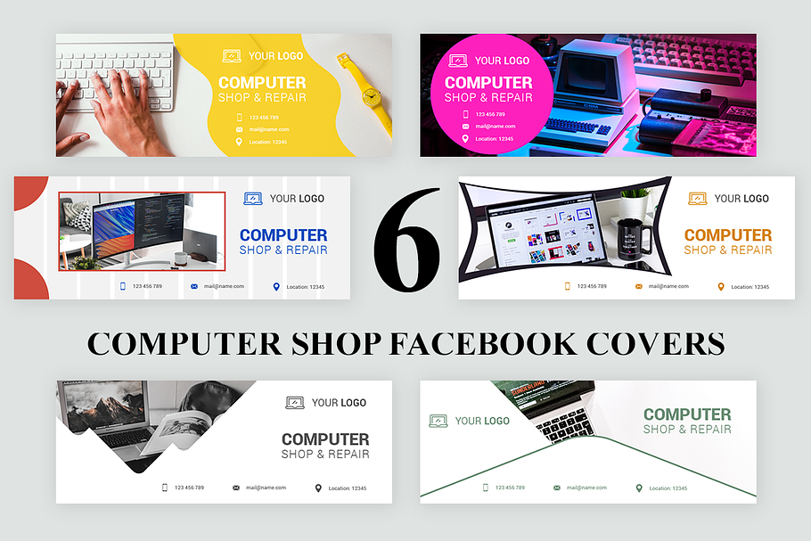 Computer Shop Facebook Covers