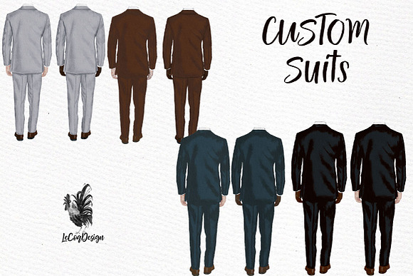 Groom clipart Wedding clipart in Illustrations - product preview 1