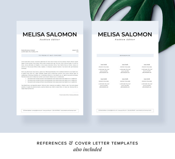 Resume Template 1 page | "Milan" in Resume Templates - product preview 3