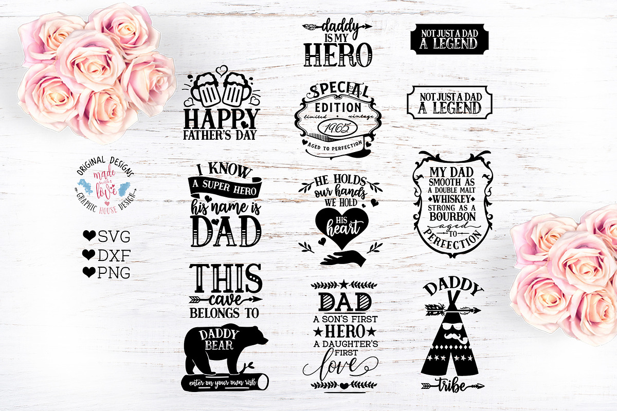 Father's Day Cut Files Bundle in Illustrations - product preview 8