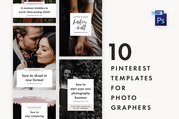 Pinterest Templates - Photographers