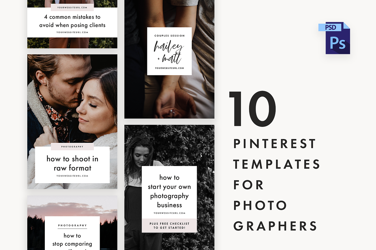 Pinterest Templates - Photographers in Pinterest Templates - product preview 8