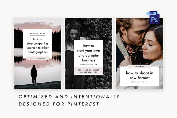 Pinterest Templates - Photographers in Pinterest Templates - product preview 1