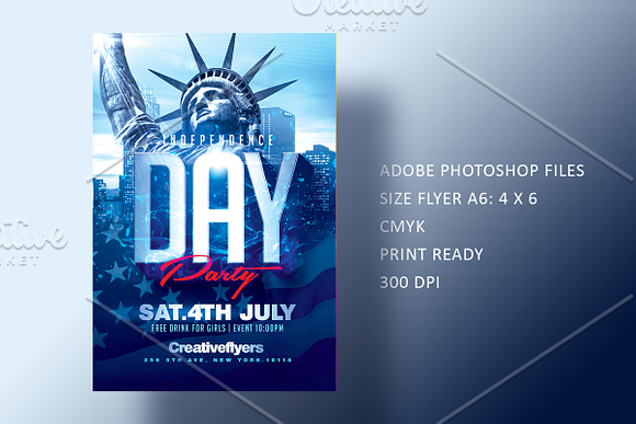 Independence Day Flyer Template in Flyer Templates - product preview 1