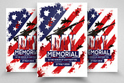 Memorial Day Flyer Template