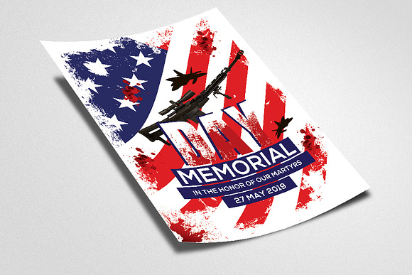 Memorial Day Flyer Template in Flyer Templates - product preview 1