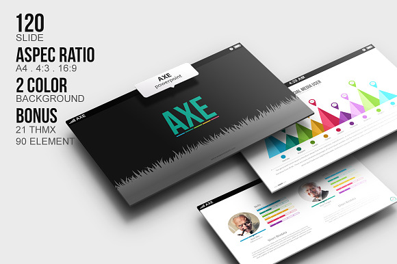 Axe Powerpoint in PowerPoint Templates - product preview 4